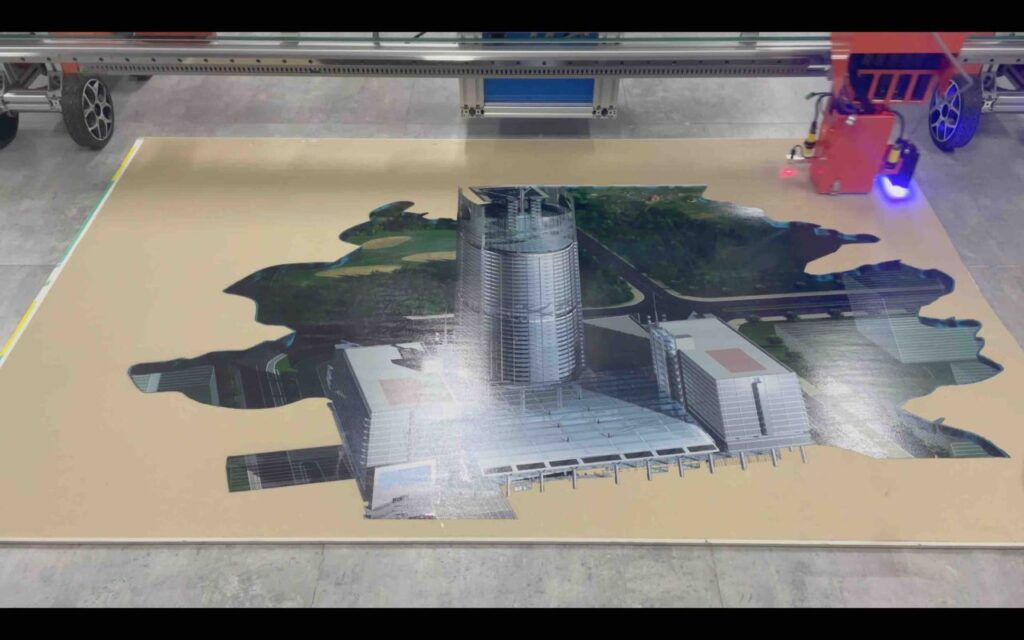 ماكينة الرسم على الارضيات من مكة سمارت